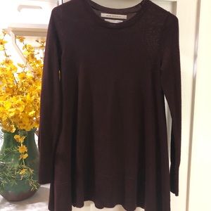 Merino wool tunic sweater